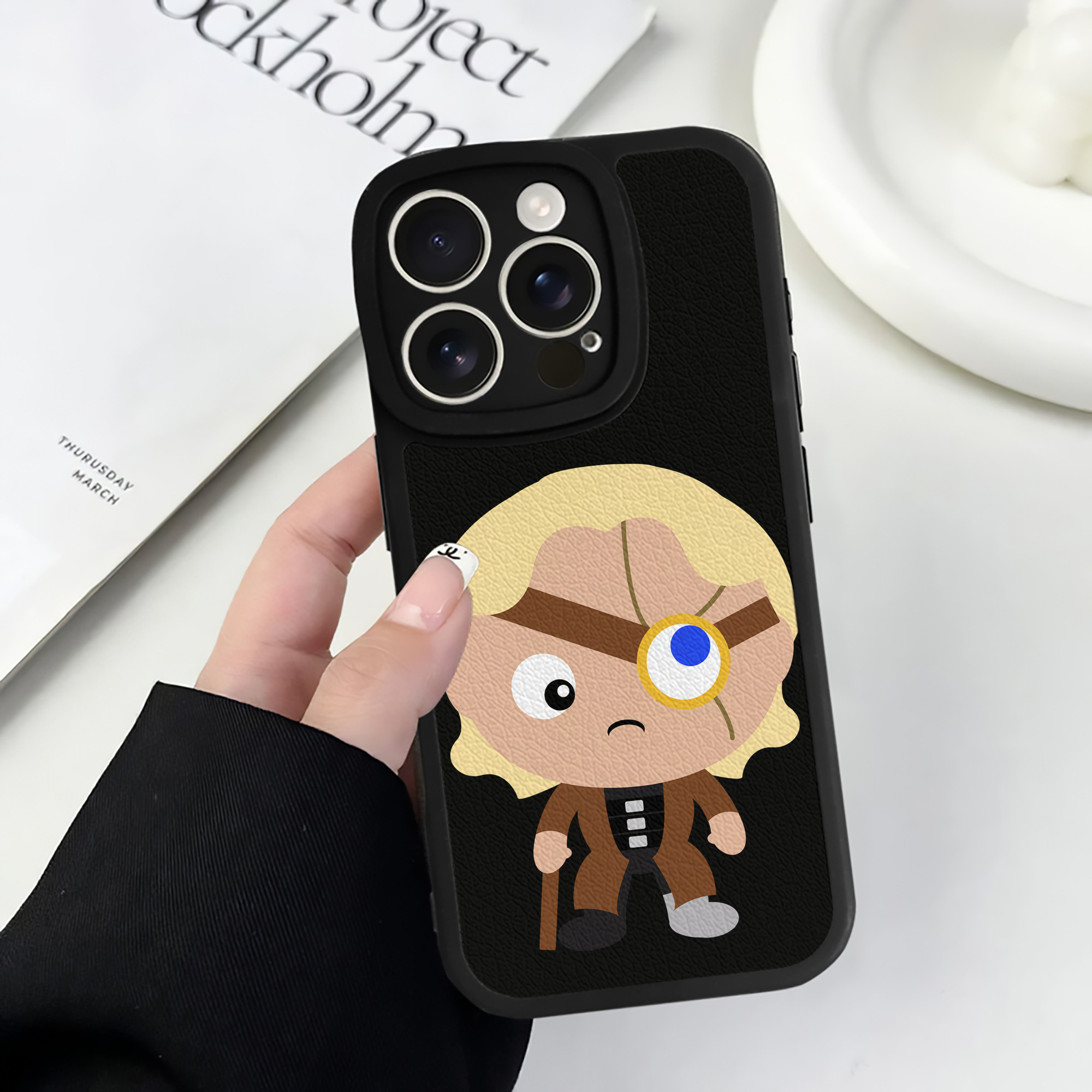 （画像用） Harry Potter ハリー・ポッターシリーズ 【iPhone 16シリーズ対応】シリコンスマホケース（レザー調） 材質：シリコン